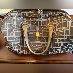 Diane Von Furstenberg DVF vintage duffle bag luggage piece